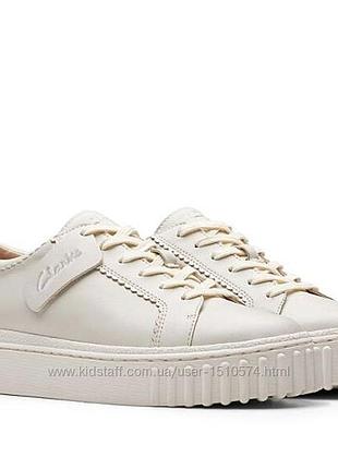 Clarks женские кожаные кроссовки оригинал