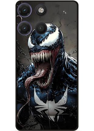 Силіконовий чохол бампер для motorola moto g17 з малюнком карнаж веном venom