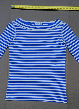 Плечи 37 см escales paris size s в полоску кофта джемпер от премиального французского бренда 
100%cotton