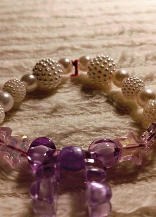 Браслетик  перлинки