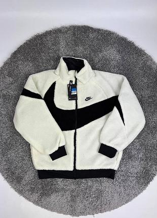 Шерпа nike белая