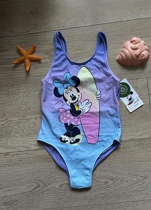 Новий дитячий купальник disney minnie mouse з біркою, розм.122-128 см
