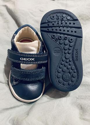 👟шкіряні кросівки geox biglia (орігінал) — розмір 18 ідеальне взуття для перших кроків малюка, розроблене спільно з ортопедами! 🩺
