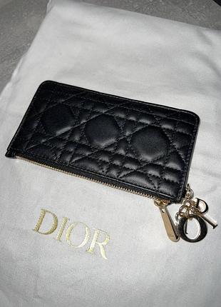 Кошелек/визитница christian dior lady cannage оригинал!