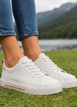 Clarks женские кожаные сникерсы оригинал