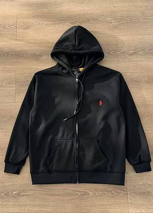 Зіп худі polo ralph чорний