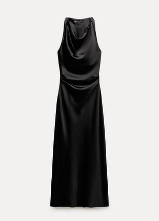Шовкова приталена сукня zara