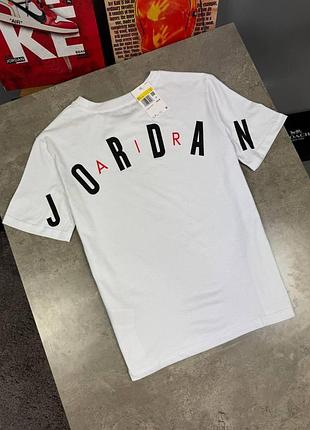 Футболка jordan air біла