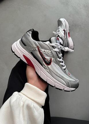 Серые кроссовки унисекс nike initiator grey silver custom х найк 38