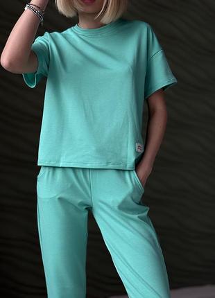 💚 літній спортивний костюм футболка+штани