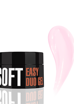 Акрил-гель kodi easy duo gel soft pretty pink 14 г  20118457