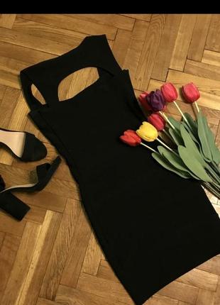 Чорне коротке 👗 плаття