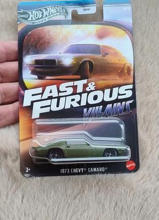 Hot wheels fast & furious villains — 1973 chevy camaro