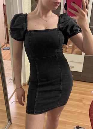 Джинсова сукня h&m 3