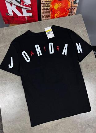 Футболка jordan air чорна