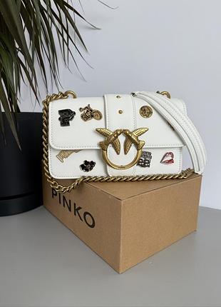Жіноча сумка преміум pinko love mini patch