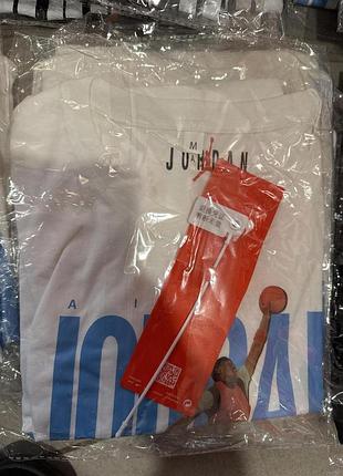 Футболка jordan мяч белая