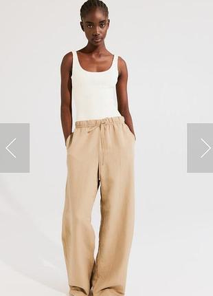 Штани h&m з льоном