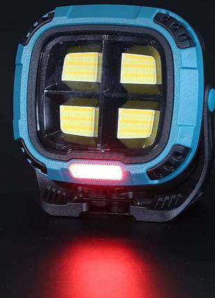 Фонарь кемпинг w894-1-4cob(white+yellow)+5smd(red) power bank ky-87