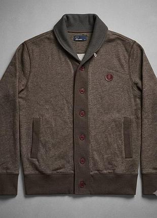 Оригінальний кардиган fred perry shawl collar sweat cardigan | розмір m