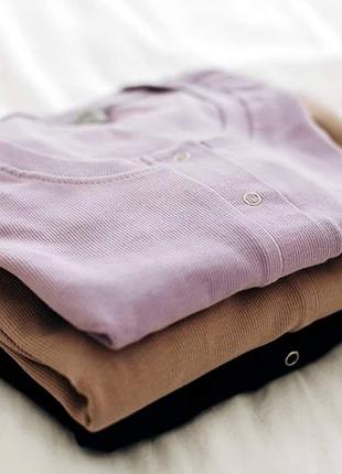 Боді жіноче delikatna 95% котон 5% еластан чорне бежеве лавандове xs/s m/l xl 4
