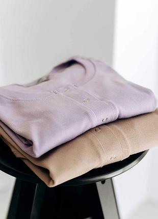 Боді жіноче delikatna 95% котон 5% еластан чорне бежеве лавандове xs/s m/l xl 5