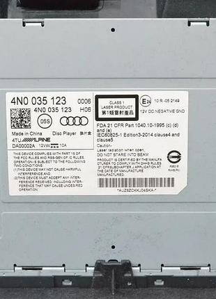 Дисковод cd changer audi a7 c8 19-25 2