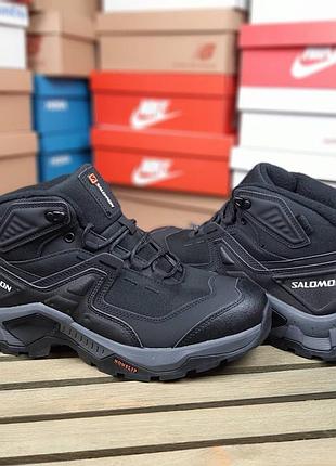 Salomon quest element голосуltix черные на серой белая надпись