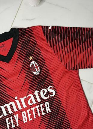 Оригінальна футбольна джерсі футболка ac milan 2023/24 puma – leao