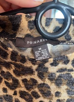 Леопардовий лонг primark 3