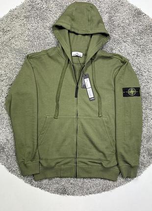 Si зип худи stone island хаки