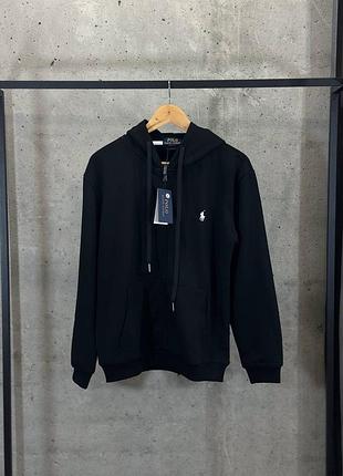 Зіп-худі ralph lauren с белым лого