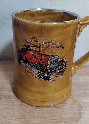 Керамическая кружка wade veteran car club великобритания италия,винтаж
