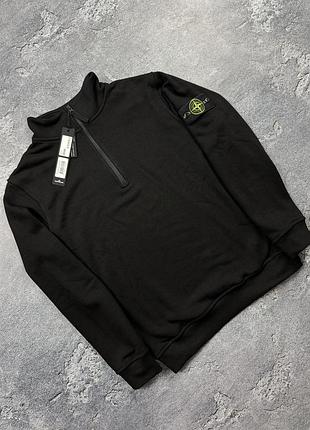Зіп світшот stone island чорний