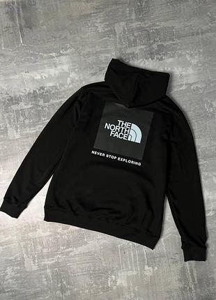 Худи the north face черный квадрат