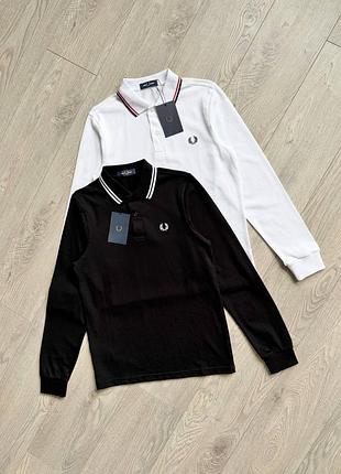 Fred perry лонгслів з коміром