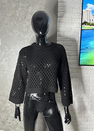 Ажурна кофта джемпер h&m, s