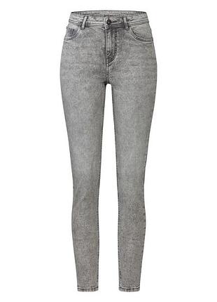 Джинси skinny звужені облягаючі для жінки esmara lycra® 435688 42(m) сірий