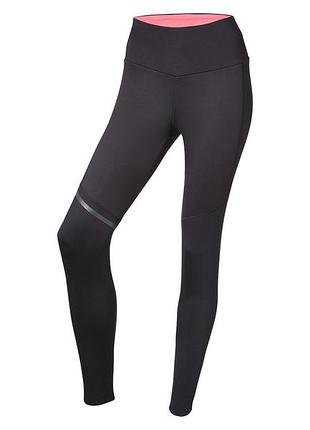 Спортивные леггинсы на микрофлисе для женщины crivit lycra® 424564 s черный