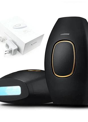 Женский портативный домашний фотоэпилятор для тела ipl hair removal device для всех типов волос black