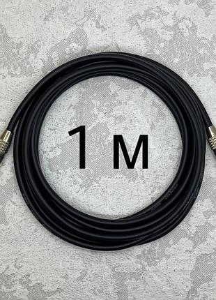Межблочный кабель rca-rca audiocomfic 1 метр (черная метка)