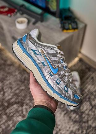 Nike p-6000 silver blue