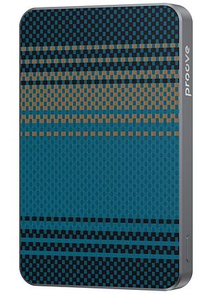 Портативная батарея proove carbon slim 20w 5000mah nightfall