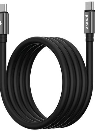 Кабель proove magneto type-c to type-c 60w (1m) black