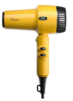 Професійний компактний фен для волосся jrl vortice жовтий, 2400w, jrl-cy2025l-y