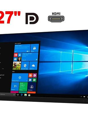 Монітор б-клас lenovo thinkvision t27q-20 / 27" (2560x1440) ips / 1x hdmi, 1x displayport, 4x usb 3.1, 1x audio / vesa 100x100 /