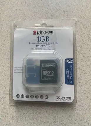 Адаптер kingston 1 gb micro sd и teamgrup 32 gb micro sd ( цена за оба)