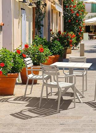 Комплект меблів для кафе siesta paris with paris table 70 white