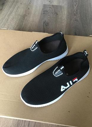 Кросівки-сліпони (сітка) fila sport, розмір 40 (25.5 см)
