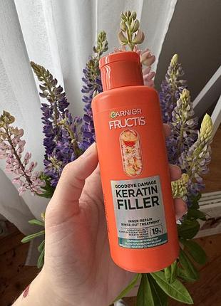 Garnier fructis keratin filler маска філлер із кератином